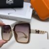 HERMES 2024 New Arrival Popular Fashion H Sunglasses for Women UV Protection Driver's Glasses, Stylish White Sunglasses with HHH Logo