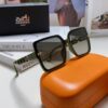 HERMES 2024 New Arrival Popular Fashion H Sunglasses for Women UV Protection Driver's Glasses Stylish White Sunglasses