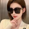 Hermes* Women's Square Retro Vintage Korean Style INS High-End Sunglasses for Large Face, Slimming and Stylish, Fashionable Sun Protection Shades