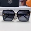 Hermes New Polarized Sunglasses for Women, Fashion Oversized Frame Minimalist UV Protection Sunglasses, Slimming and Stylish Accessory