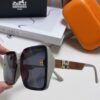 Hermes New Polarized Sunglasses for Women, Fashion Oversized Frame Minimalist UV Protection Sunglasses, Slimming and Stylish Accessory