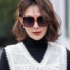HERMES 2024 Spring New Arrival Original Release Famous Internet Sensation Ultra-Hot Selling Luxury Square Sunglasses Classic Integrated Frame Design High-End Quality Authentic Brand Premium Sunglasses Model: H1245