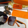 HERMES 2024 Spring New Arrival Original Release Famous Internet Sensation Ultra-Hot Selling Luxury Square Sunglasses Classic Integrated Frame Design High-End Quality Authentic Brand Premium Sunglasses Model: H1245