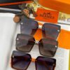 HERMES 2024 Spring New Arrival Original Release Famous Internet Sensation Ultra-Hot Selling Luxury Square Sunglasses Classic Integrated Frame Design High-End Quality Authentic Brand Premium Sunglasses Model: H1245