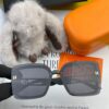 HERMES 2024 Spring New Arrival Original Luxury Square Sunglasses H3966