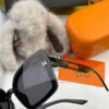 HERMES 2024 Spring New Arrival Original Luxury Designer Square Sunglasses H3966