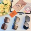Hermes Fashion Oversized Sunglasses for Women, Stylish UV Protection Sun Glasses