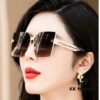HERMES 2024 Spring New Arrival Original Release Famous Internet Sensation Ultra-Hot Selling Luxury Square Sunglasses Classic Integrated Frame Design High-End Quality Authentic Brand Premium Sunglasses Model: H2998