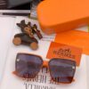 HERMES 2024 Spring New Arrival Original Shipment Popular Luxury Square Sunglasses Model H7998