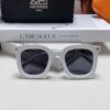 Hermes 2024 New Arrival Retro Square Sunglasses for Women, Flattering Frame for Round Faces, Stylish Metal Cut-Out Temples, UV-Protective Fashion Sunglasses