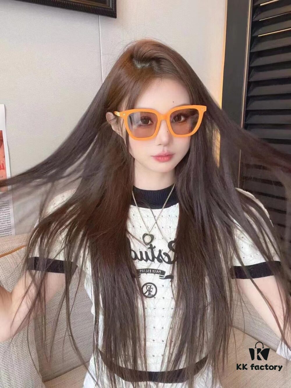 Hermes 2024 New Arrival Retro Square Unisex Sunglasses for Women, Slimming Design for Round Faces, Fashionable Metal Frame with Hollow-out Temples, UV-Protective Sunglasses