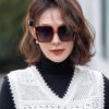 HERMES 2024 Spring New Arrival Original Release Famous Internet Sensation Ultra-Hot Selling Luxury Square Sunglasses Classic Integrated Frame Design High-End Quality Authentic Brand Premium Sunglasses Model: H1245
