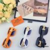 Hermes 2024 New Popular Large Oval Square Round Frame Slimming, Fashionable European and American Style Sunglasses