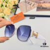 Hermes 2024 New Popular Large Oval Square Round Frame Slimming, Fashionable European and American Style Sunglasses