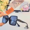 Hermes Summer New Arrival Fashion Gradient H-Logo Oversized Sunglasses for Women, Trendy UV-Protective Sunglasses for Driving and Streetwear