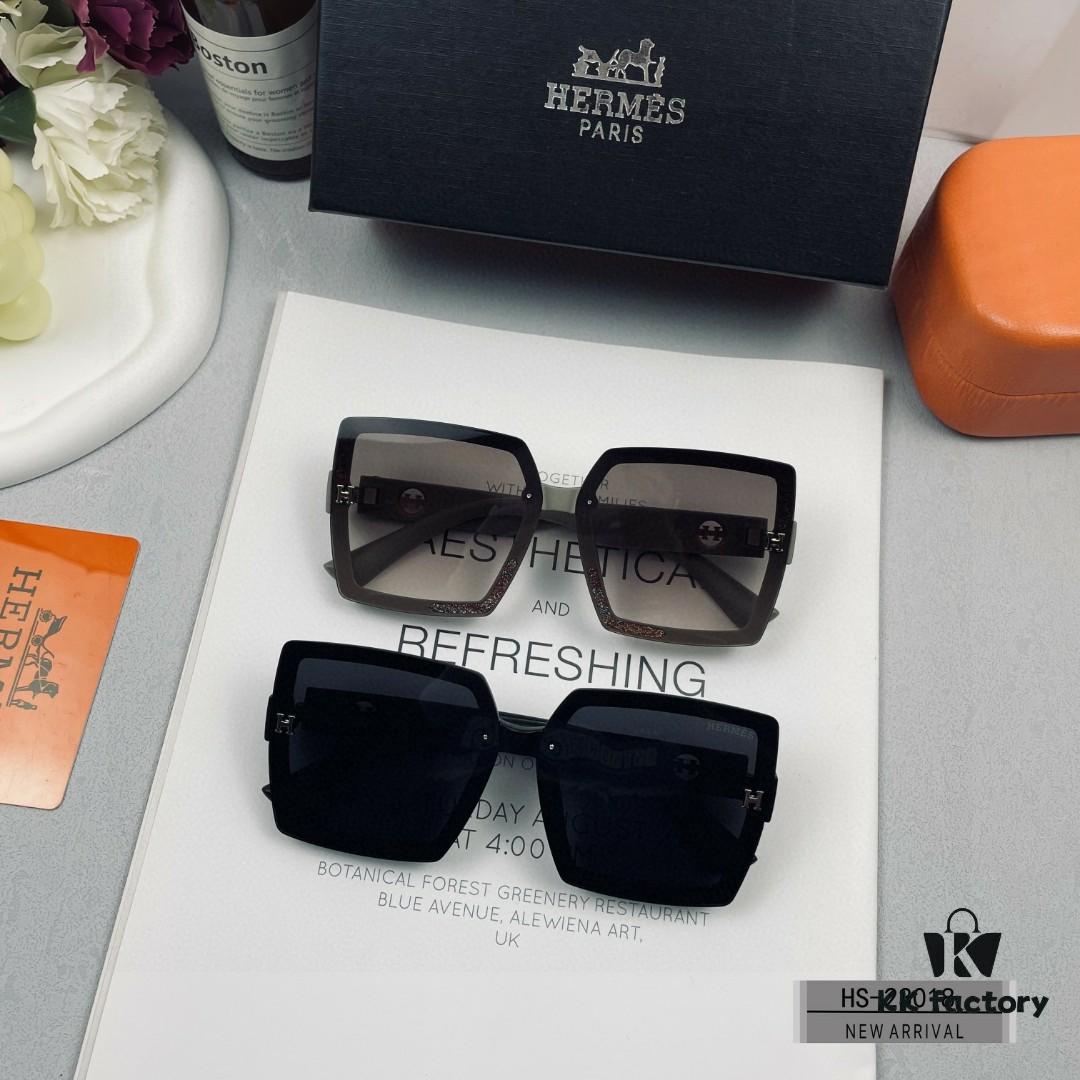 Hermes - HERMES, Polarized Sunglasses with POLAROID Resin Lenses, Lightweight TR90 Frame, Size 59-13-147, 2024 New Arrival