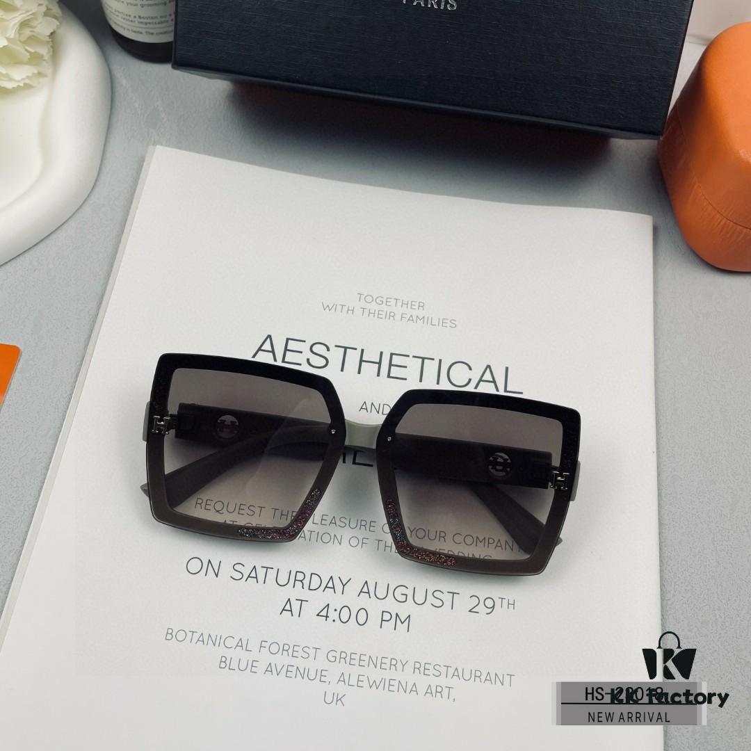 Hermes - HERMES, Polarized Sunglasses with POLAROID Resin Lenses, Lightweight TR90 Frame, Size 59-13-147, 2024 New Arrival