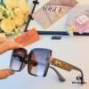 Hermes 2024 New Fashion Square Frame Sunglasses for Women, Chic Luxury Vintage-Style UV Protection Sunglasses