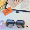Hermes 2024 New Fashion Square Frame Sunglasses for Women, Chic Luxury Vintage-Style UV Protection Sunglasses