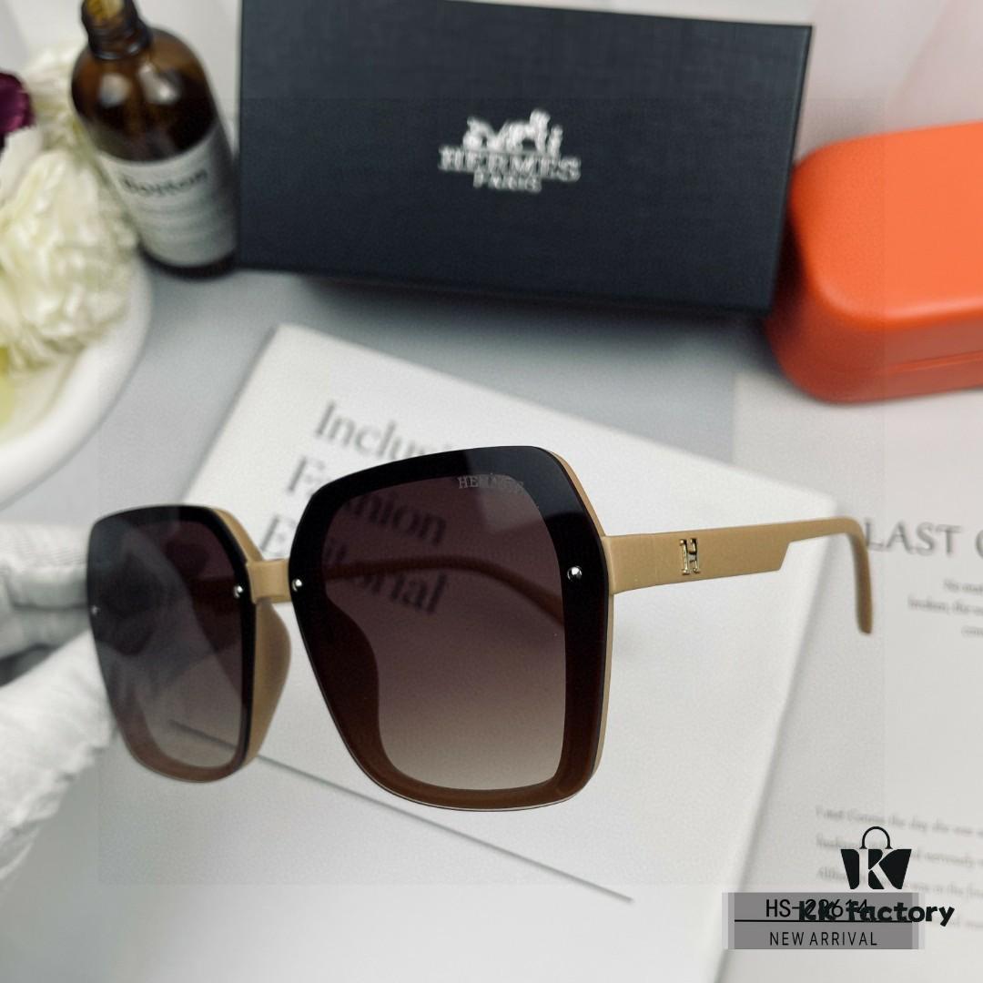 Hermès | New 2024 Polarized Sunglasses with TR90 Frame and POLAROID Resin Lenses - Lightweight, Comfortable Design for Travel and Everyday Wear