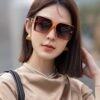 Polarized Series Sunglasses | HERMES Original Luxury Designer Square Frame UV Protection Sunglasses H6103