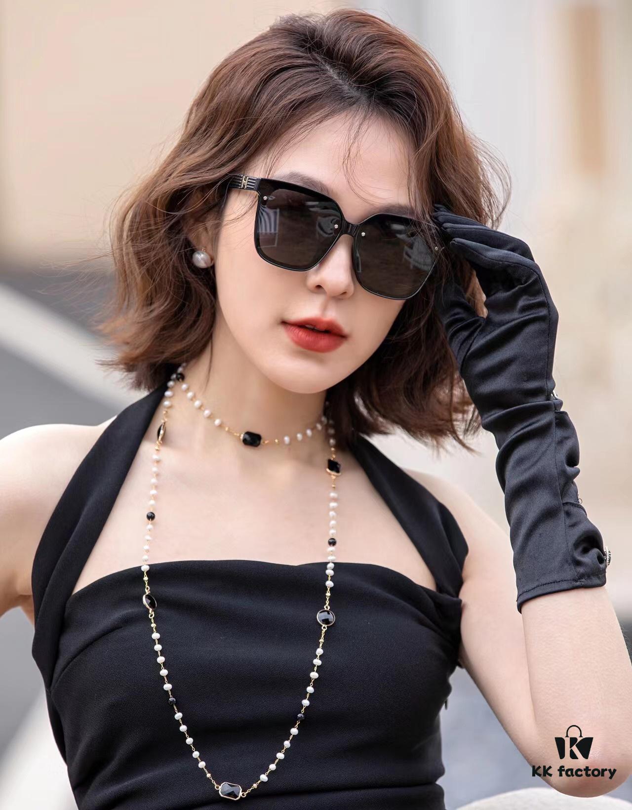 Polarized Series Sunglasses | HERMES Original Luxury Square Frame Designer Shades H5102