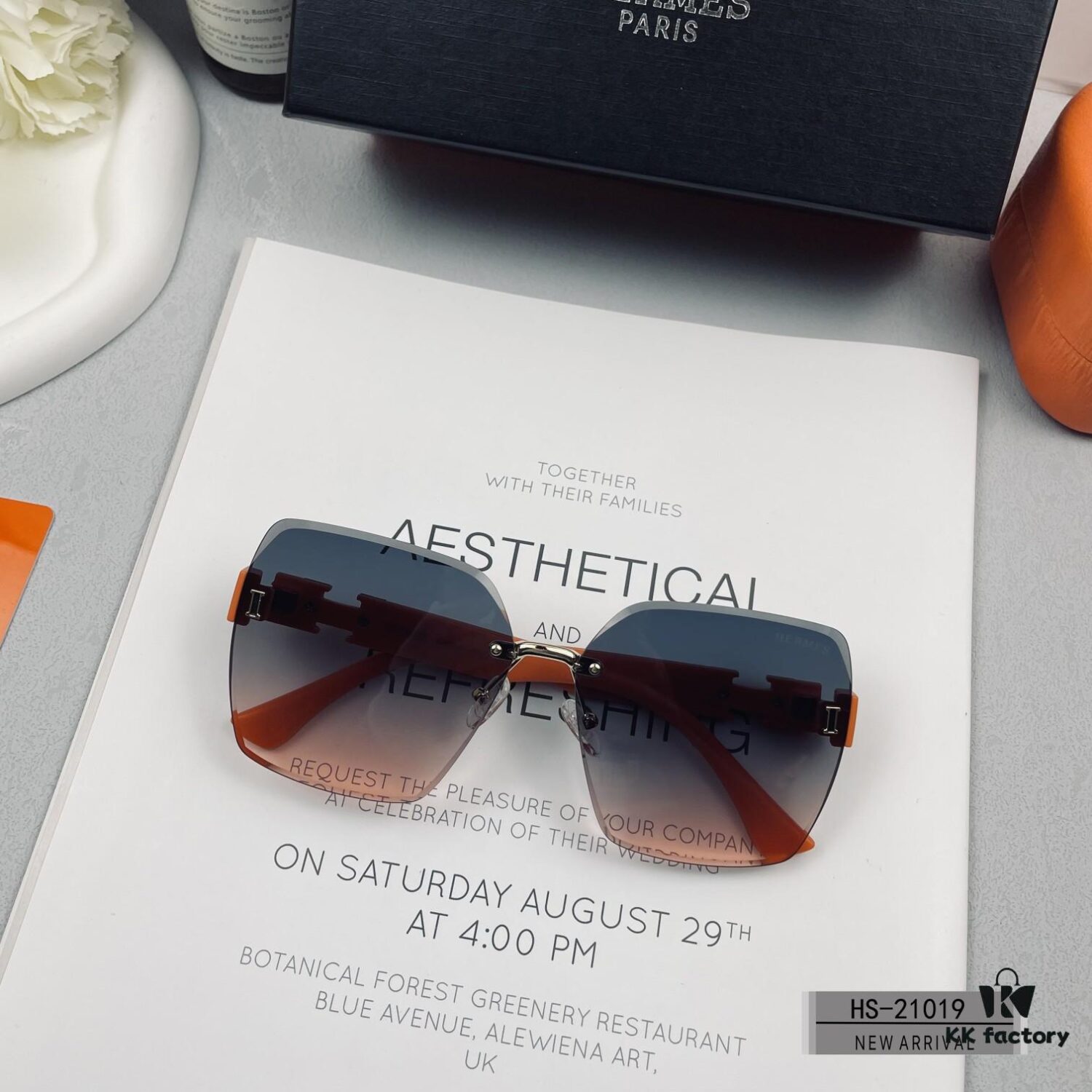 Hermes - HERMES, Polarized Sunglasses with Polylite Lenses, Lightweight TR90 Frame, 2024 New Arrival, Fashionable Sun Protection for Travel and Driving, Model: 21019