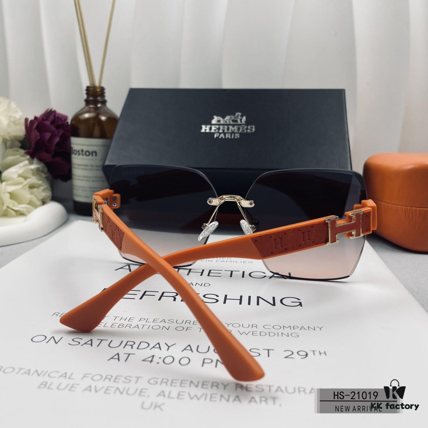 Hermes - HERMES, Polarized Sunglasses with Polylite Lenses, Lightweight TR90 Frame, 2024 New Arrival, Fashionable Sun Protection for Travel and Driving, Model: 21019
