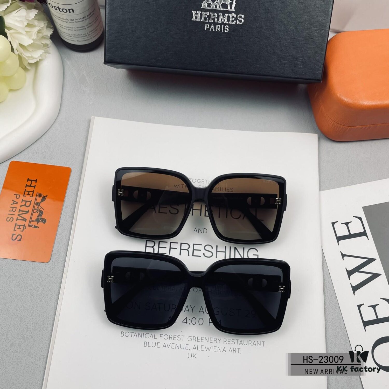 Hermes - New 2024 TR90 Lightweight Sunglasses with Polarized Lenses, Model 23009