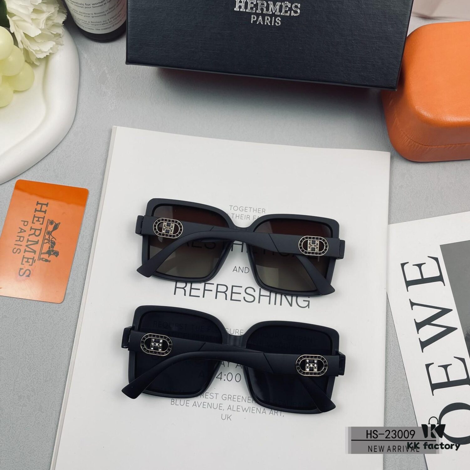 Hermes - New 2024 TR90 Lightweight Sunglasses with Polarized Lenses, Model 23009