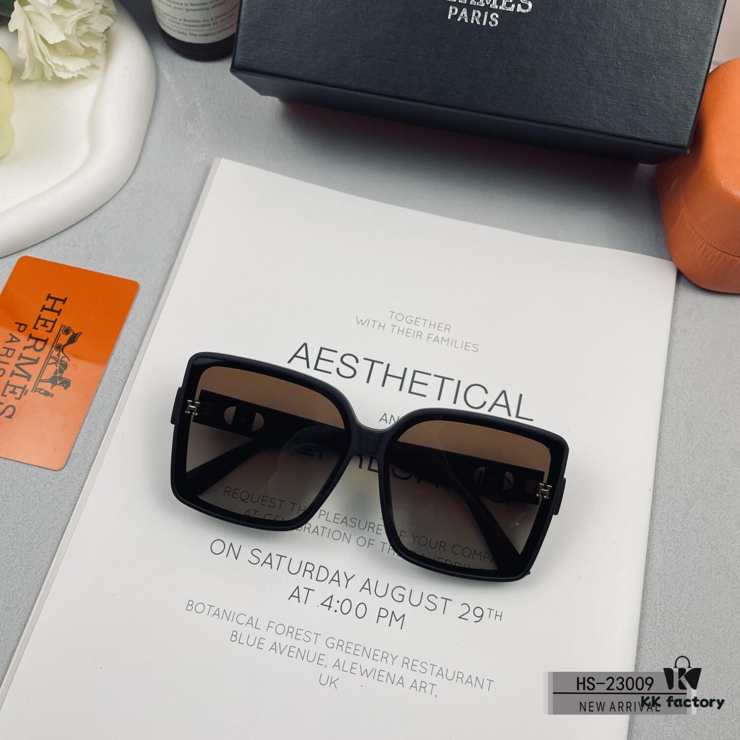 Hermes - New 2024 TR90 Lightweight Sunglasses with Polarized Lenses, Model 23009