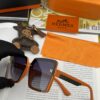 HERMES 2024 Spring New Arrival Original Luxury Square Sunglasses H1245