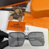 Polarized Series Sunglasses HERMES Original Luxury Fashion Square Frame Sunglasses H6103
