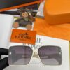 Polarized Series Sunglasses HERMES Original Luxury Fashion Square Frame Sunglasses H6103