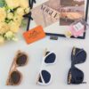 Hermes Fashion Sunglasses New Arrival Metal Temples High-Quality Slimming Sunglasses with H Logo, Street Snap Influencer Glasses