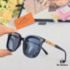 Hermes Fashion Sunglasses New Arrival Metal Temples High-Quality Slimming Sunglasses with H Logo, Street Snap Influencer Glasses