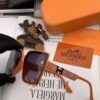 HERMES 2024 Spring New Arrival Original Luxury Square Sunglasses H7998