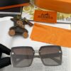 HERMES Spring 2023 New Arrival Original Luxury Square Sunglasses H1245
