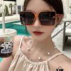 Polarized Series Sunglasses HERMES Hermes Original Release Popular Hot-Selling Luxury Square Frame Sunglasses High-End Quality Authentic H6103