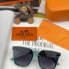 Polarized Series Sunglasses HERMES Hermes Original Release Internet Celebrity Super Popular Blue Classic Luxury Global Trend Fashion Square Frame Sunglasses Top Quality Luxury Logo Authentic High Quality Model H5102