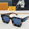 LOUIS VUITTON LV Louis Family M96006 Size 56□17 Luxury Edition, Densely Woven Logo Gold Frame, Exquisite BM Sunglasses