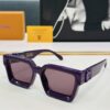 LOUIS VUITTON LV Luxury Version M96006 Size 56□17 Sunglasses with Dense Golden Logo Pattern