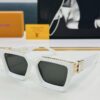 LOUIS VUITTON LV Luxury Version M96006 Size 56□17 Sunglasses with Dense Golden Logo Pattern