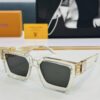 LOUIS VUITTON LV Luxury Version M96006 Size 56□17 Sunglasses with Dense Golden Logo Pattern