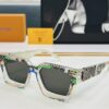 LOUIS VUITTON LV Maison M96006 Size 56□17 Luxury Edition Golden Dense Logo Sunglasses