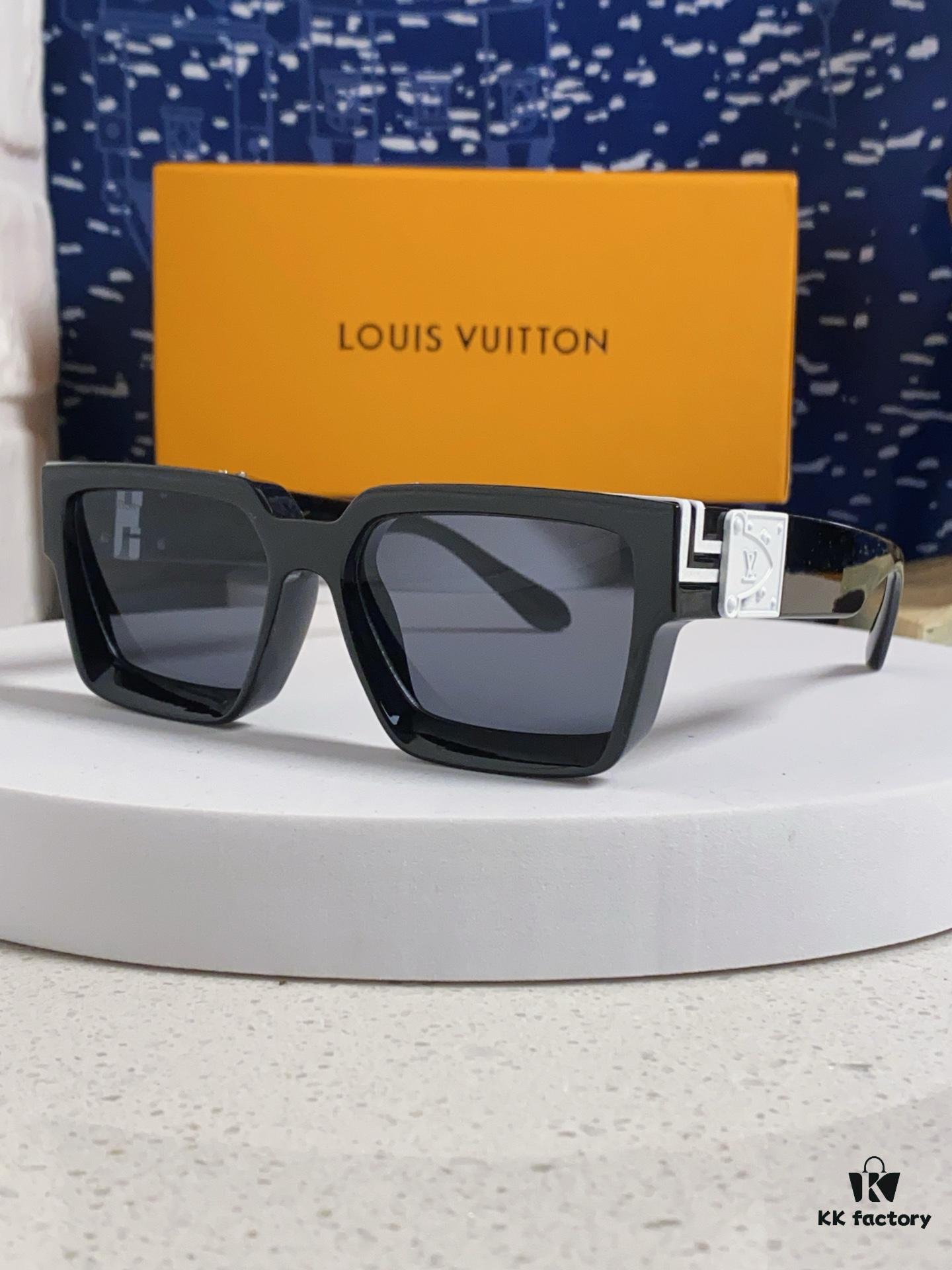 LOUIS VUITTON Lv 2025 New Millionaire Square Frame Sunglasses Unisex Colorful European and American Style Fashionable Sun Glasses M96006