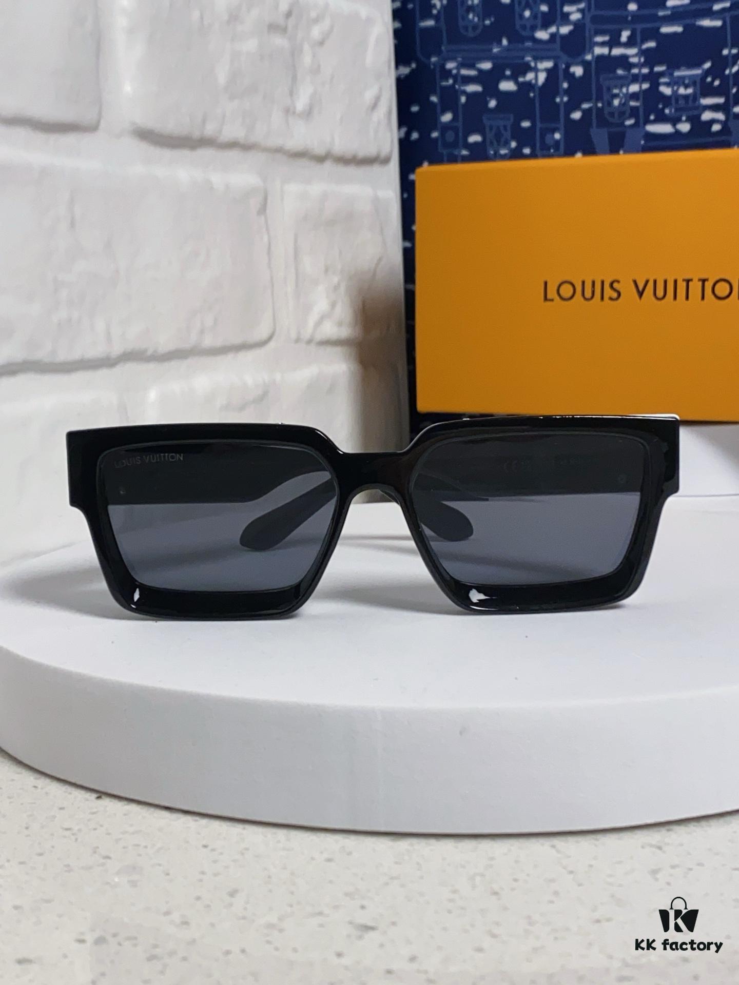 LOUIS VUITTON Lv 2025 New Millionaire Square Frame Sunglasses Unisex Colorful European and American Style Fashionable Sun Glasses M96006