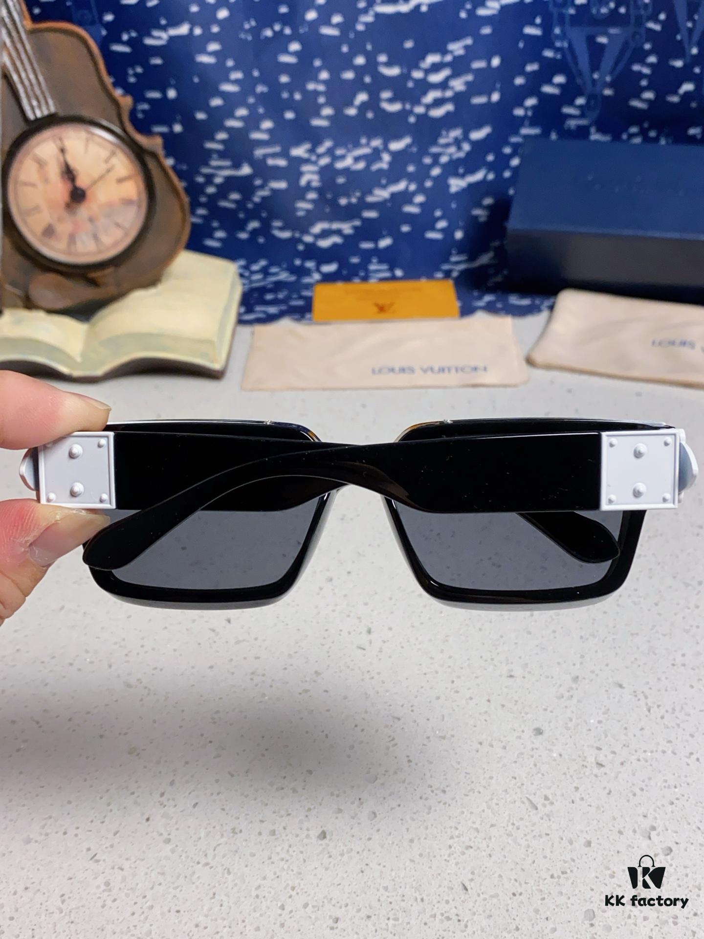 LOUIS VUITTON Lv 2025 New Millionaire Square Frame Sunglasses Unisex Colorful European and American Style Fashionable Sun Glasses M96006