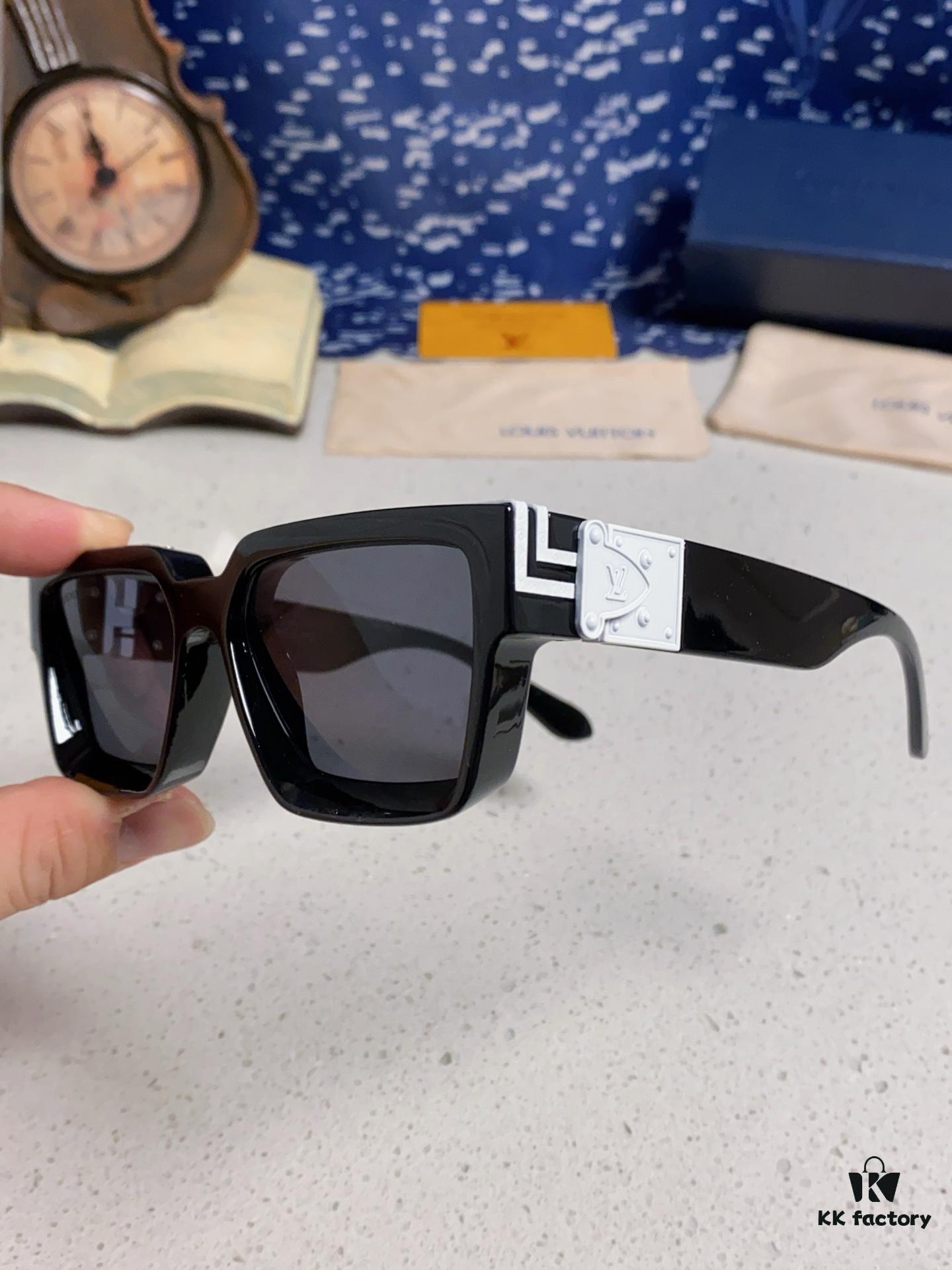 LOUIS VUITTON Lv 2025 New Millionaire Square Frame Sunglasses Unisex Colorful European and American Style Fashionable Sun Glasses M96006