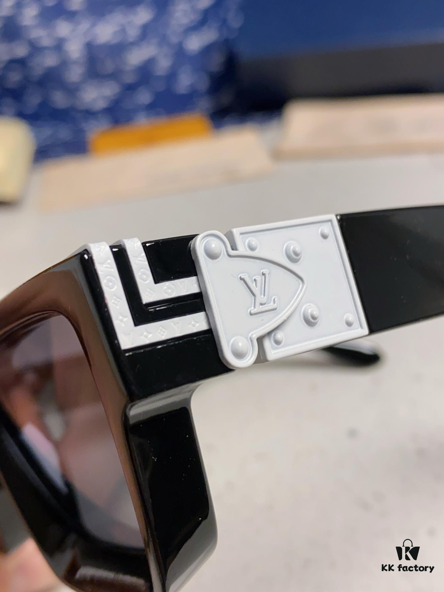 LOUIS VUITTON Lv 2025 New Millionaire Square Frame Sunglasses Unisex Colorful European and American Style Fashionable Sun Glasses M96006